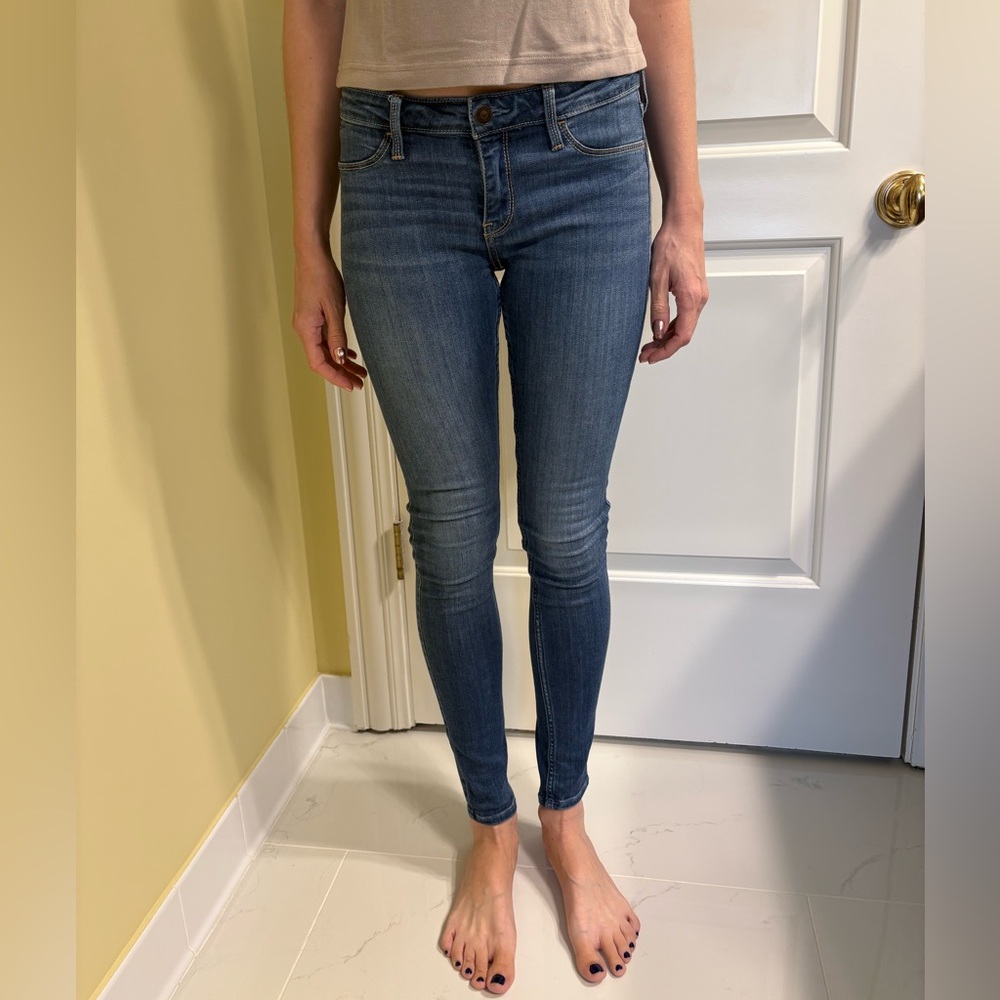 Hollister Skinny Women's Jeans Low Rise Jean Legging Jegging Size 3R Juniors